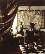the artist s studio, Jan Vermeer